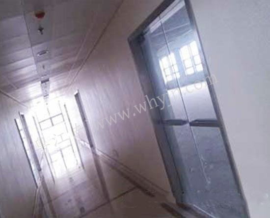 寫字樓無(wú)框玻璃地簧門